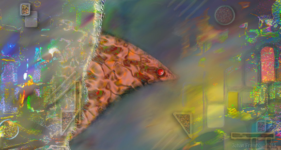 My new abstract works: "City Sniffer"