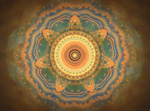 to the art work Knights of the round Table, fractal art by Johan Framhout