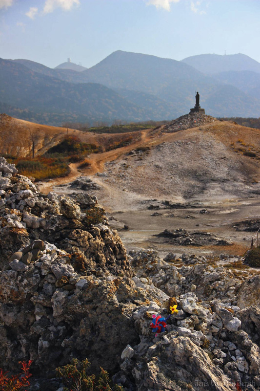 Osorezan, buddhist entry to the purgatory