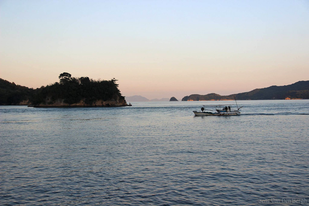 Oshima Island. View towards Hakatajima