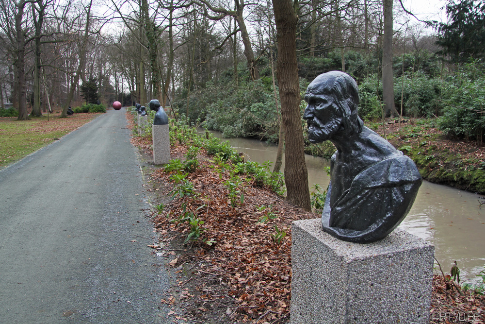 Art7d.be, Kunst in België, Fotografie van beelden in het Middelheim beeldenpark te Antwerpen, Winter