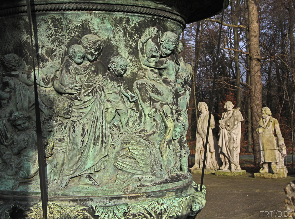 Art7d.be, Kunst in België, Fotografie van beelden in het Middelheim beeldenpark te Antwerpen, Winter