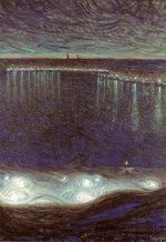 to Eugène Jansson, Riddarfjärden in Stockholm, 1898, 