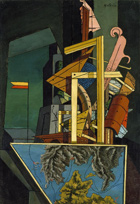 to the painting Giorgio de Chirico The Melancholy of Departure 1916