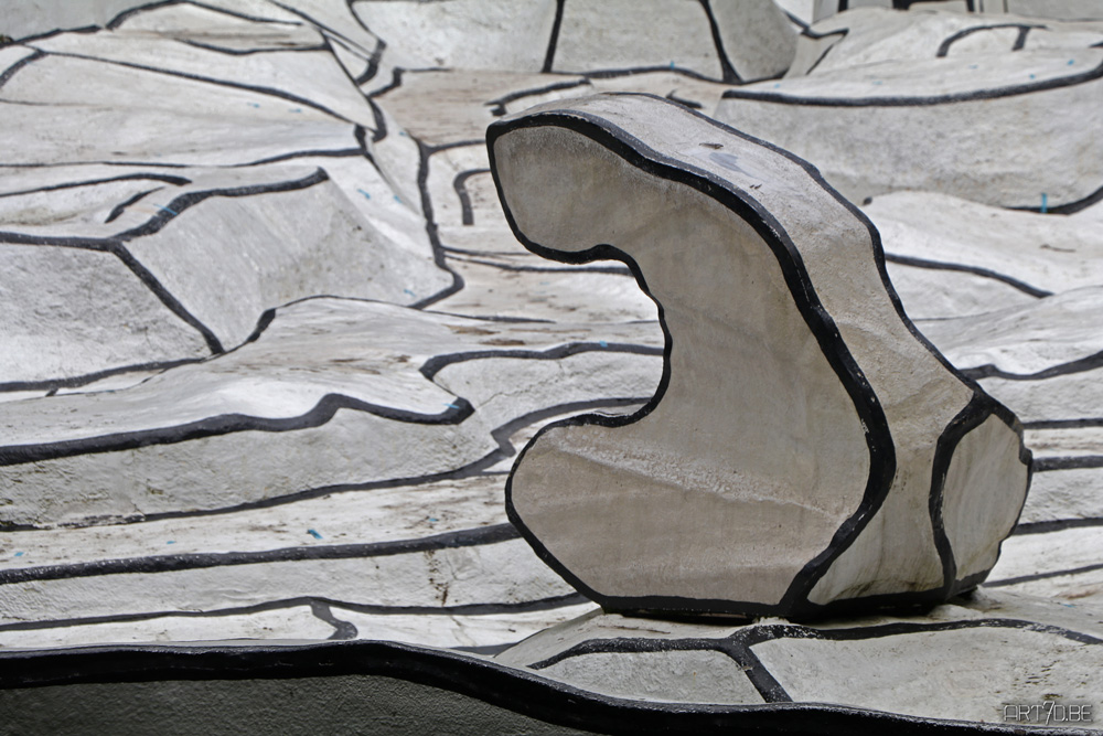 Jean Dubuffet, Jardin d'émail, 1974 (fragment)