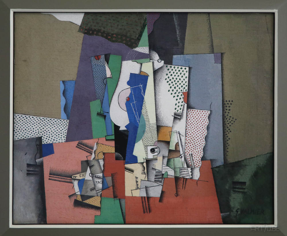 Georges Valmer (Frankrijk), Stilleven in geometrische vormen, 1920