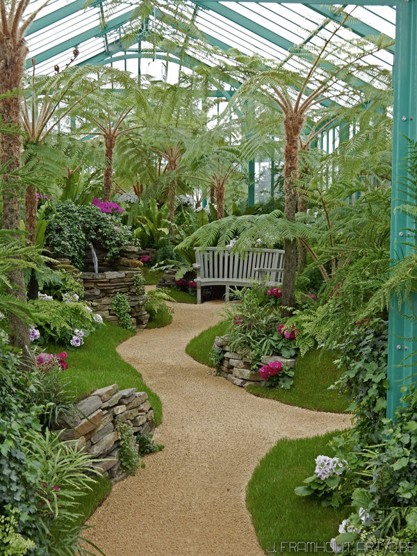 Photos of the royal greenhouses in Brussels on art7d.be