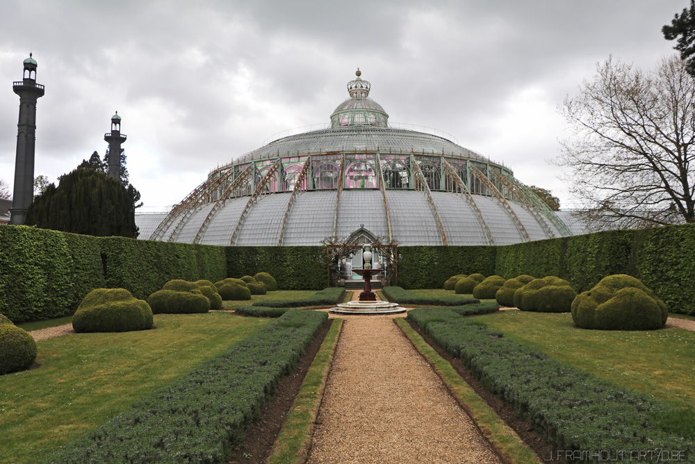 Photos of the royal greenhouses in Brussels on art7d.be