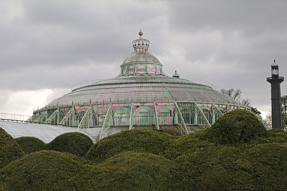 Photos of the royal greenhouses in Brussels on art7d.be