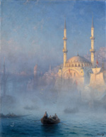 Ivan_Aivazovski (1817-1900), Constantinople, The mosque of Top-Kahné