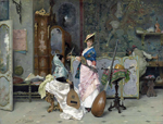 to Vincenzo Capobianchi (Italien, 1836 - 1928), Chez le luthier