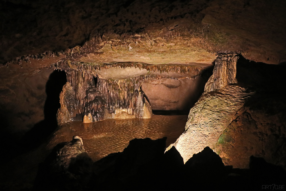 Caves of Han in Belgium