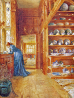 Ellen Clacy, Lady Betty Germain's China Closet, 1880 