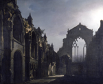 Louis Daguerre - The Ruins of Holyrood Chapel (1824) 