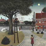 André Delvaux (1897-1994), Le passage à niveau, 1961