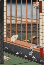 to Utagawa Hiroshige - Asakusa Ricefields and Torinomachi Festival (1857-1858) 