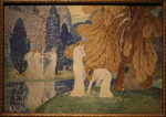 Constant Montald (1862-1944), Nymphes dansant, 1898, olieverf met mat bindmiddel op doek