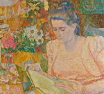 Jan Toorop, Portrait of Marie Jeanette de Lange (1900) 