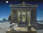 Paul Delvaux (1897-1994), Le temple, 1949, oil on panel