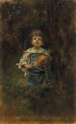 Francesco Paolo Michetti (1851-1929), Contedinella che canta, 1928