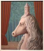 René Magritte, Le météore, 1964, oil on canvas