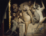 Gabriel Cornelius Ritter von Max, 1840-1915, Monkeys as judges_of_art, 1889
