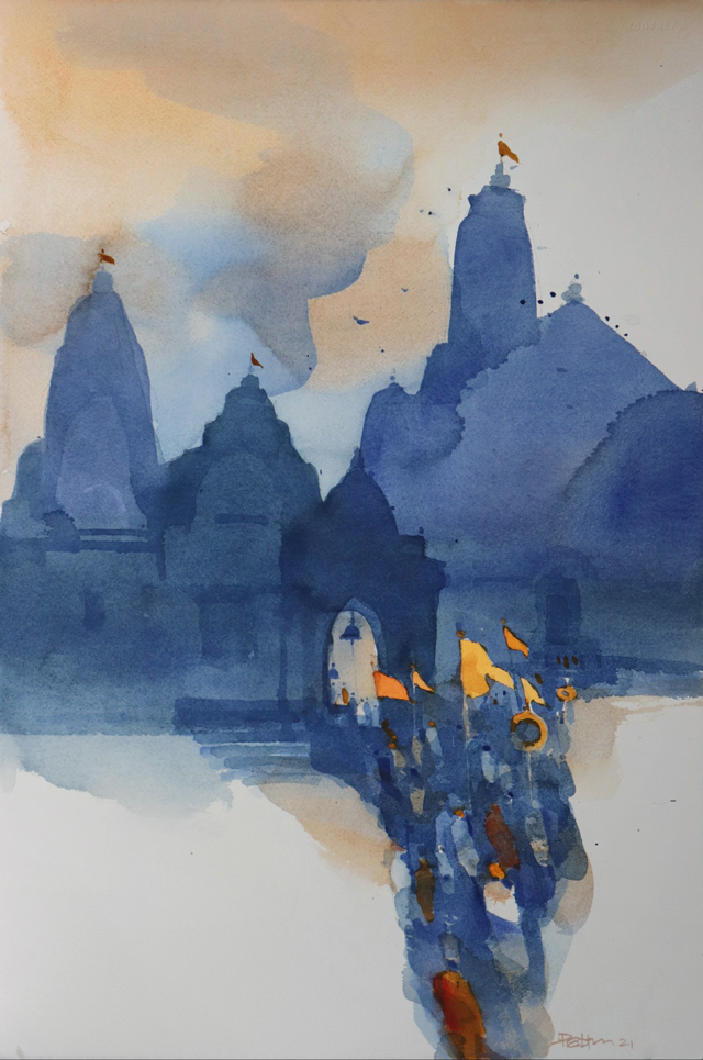 Prashant Prabhu (aquarel)