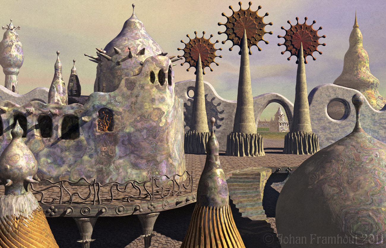3D-art, The three Sun Towers