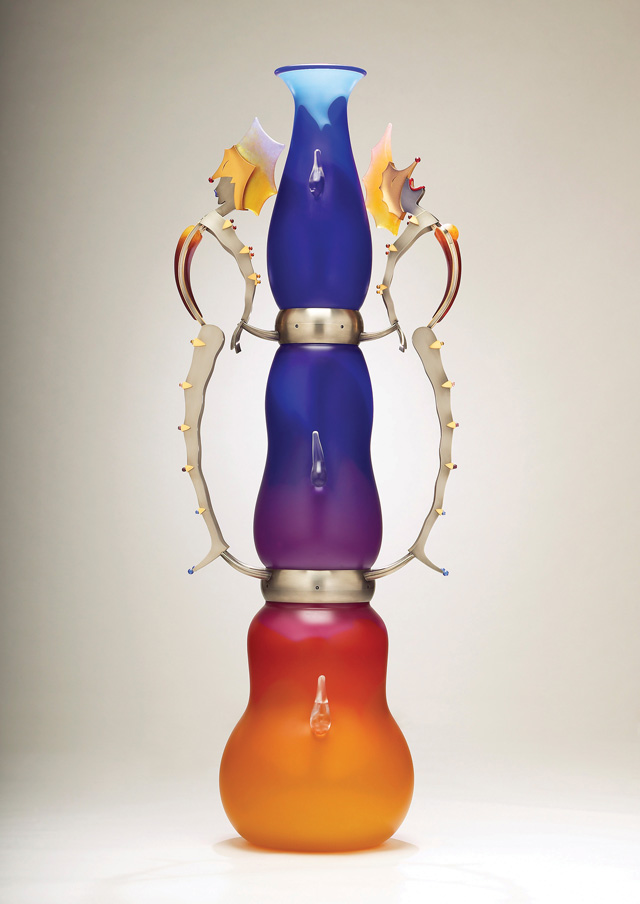 Dan Dailey, Alto and Basso, glass sculpture