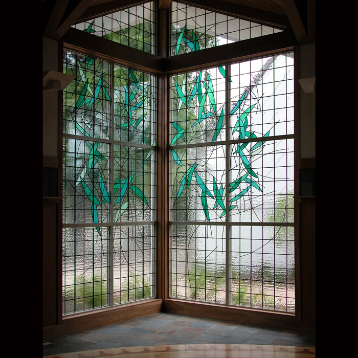 Arthur Stern, Wind, glass sculpture