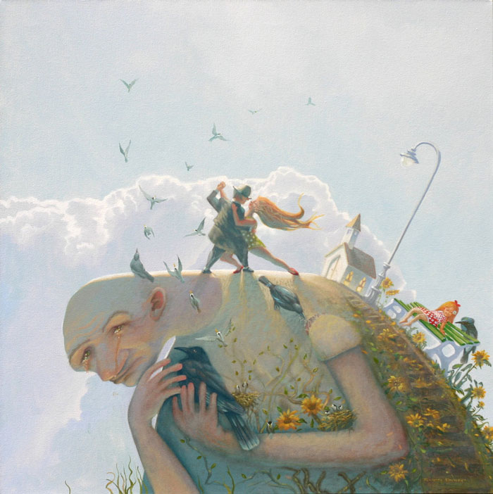 Greg Dwyer, The Martyr (oil on canvas)