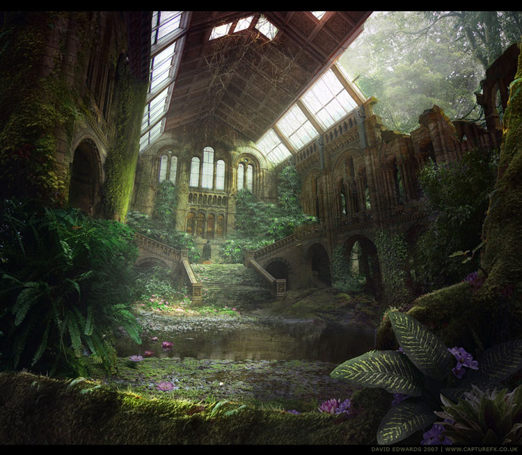 everlite, Fallen Beauty (matte-painting)