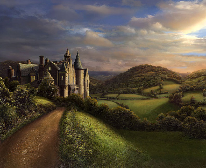 rebekahlynn, Castle (matte-painting)