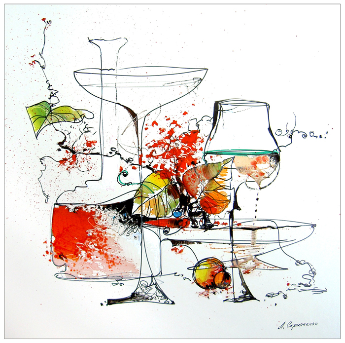 Ljoedmila Skrypchenko, Splash of red young wine 