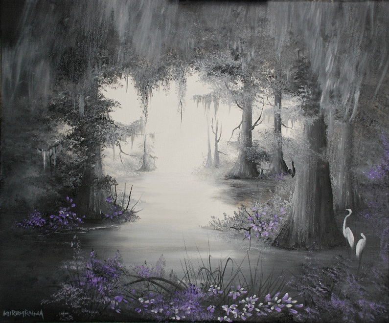 Miriam Ragan, Black & white Swamp