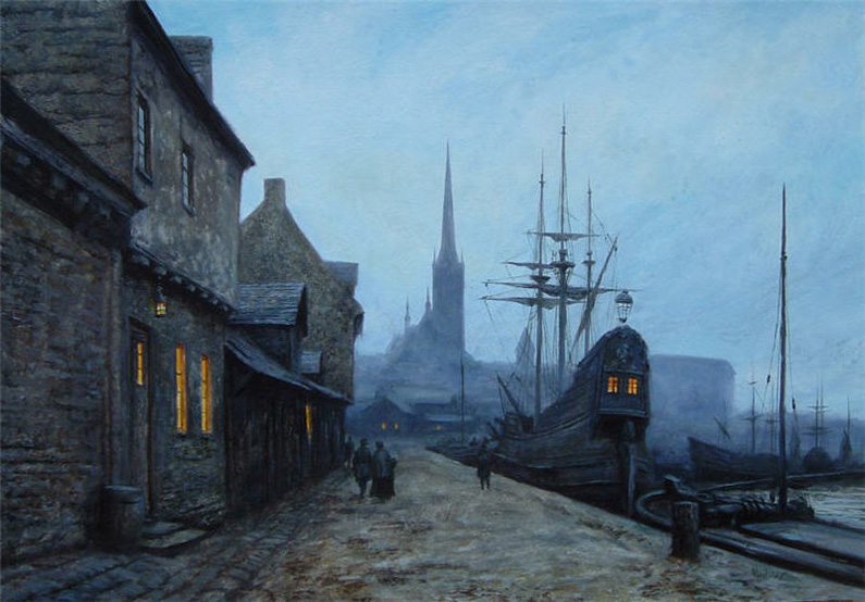 Vadim Voitehovitch, The Night in the Harbour 
