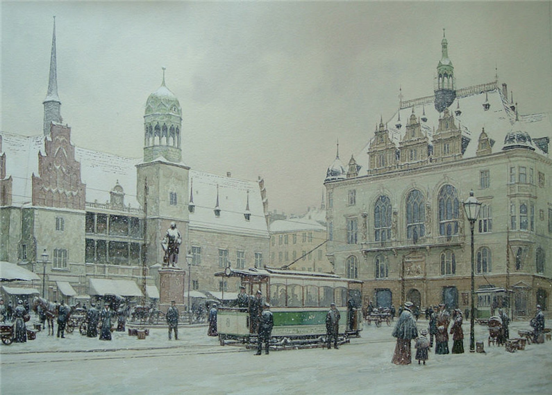 Vadim Voitehovitch, Markt in Halle