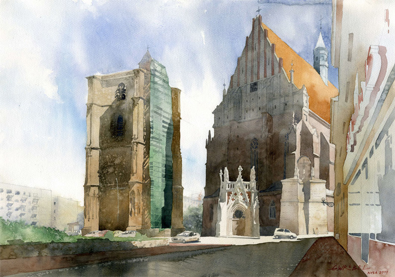 Grzegorz Wróbel, Cathedral in Nysa