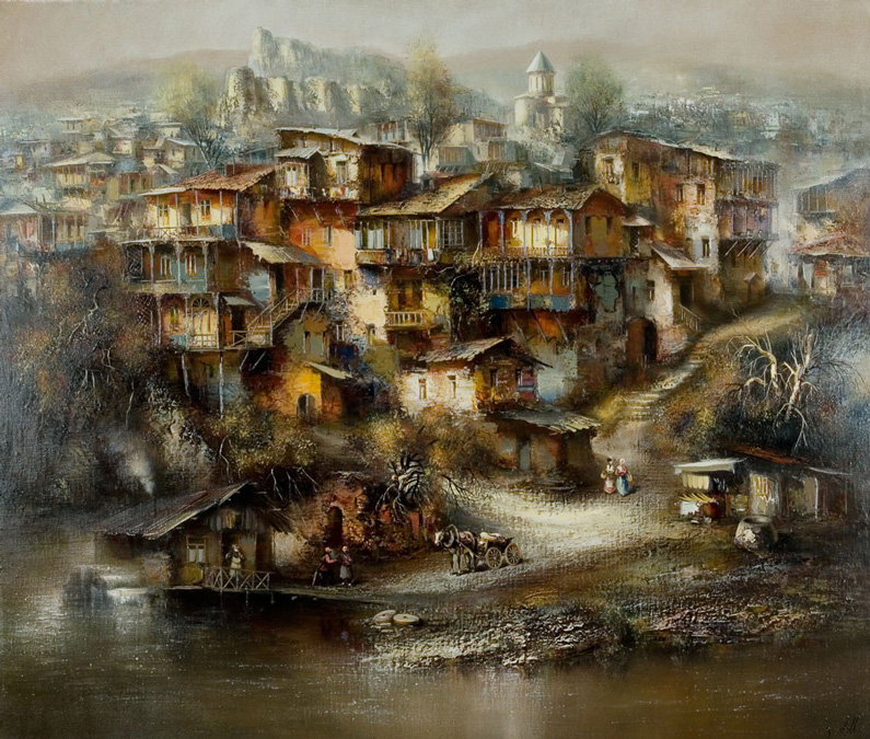 Meskhi Vazha, The Descent to the River