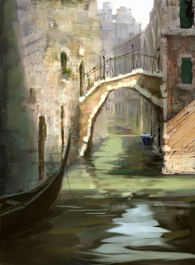 Marco Bucco, Venice (digital painting)