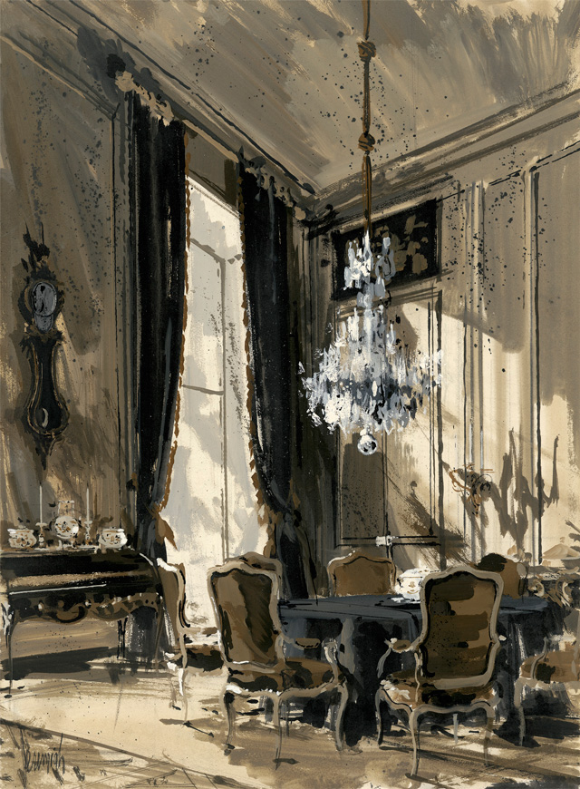 Jeremiah Goodman, Carlos de Beistegui Dining Room