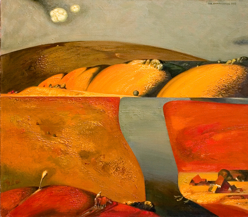 Rinat Sharafutdinov, The gold Coast (oil on canvas)
