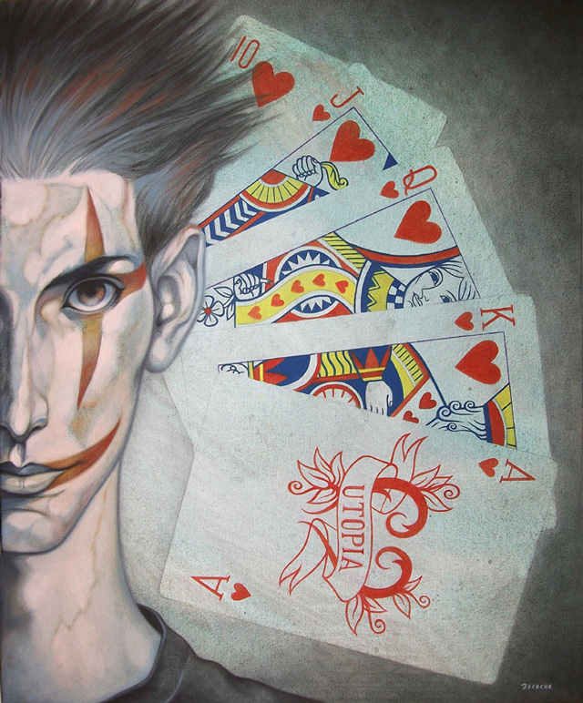 Fran Recacha, Royal Flush over Grey