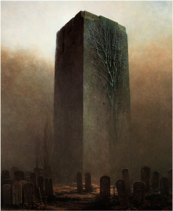 Zdzislaw Beksinski, Wrapped in Plastic