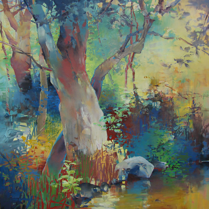 Randall David Tipton, Sunlight and Shade (oil)