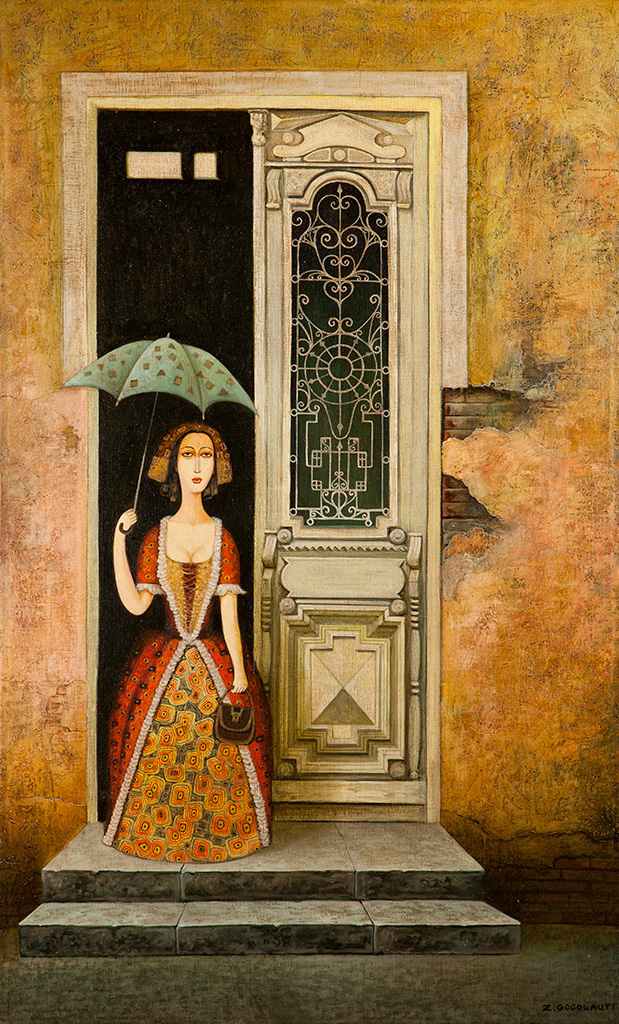 Zwiad Gogolauri, Woman at the Entrance