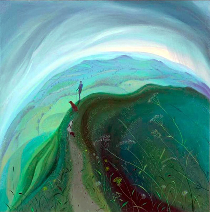 Nicholas Hely Hutchinson, Evening on Eggardon Hill