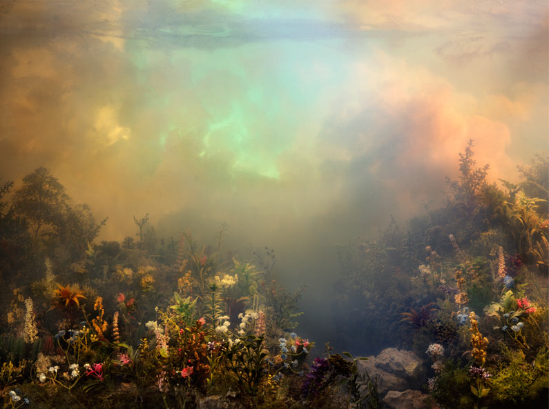 Kim Keever, Forest (composition in watertank, photographed)