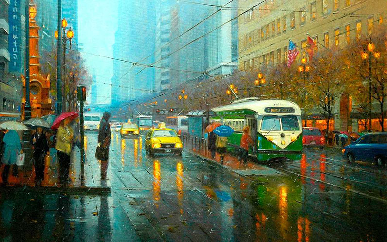 Po Pin Lin, Street City Rain