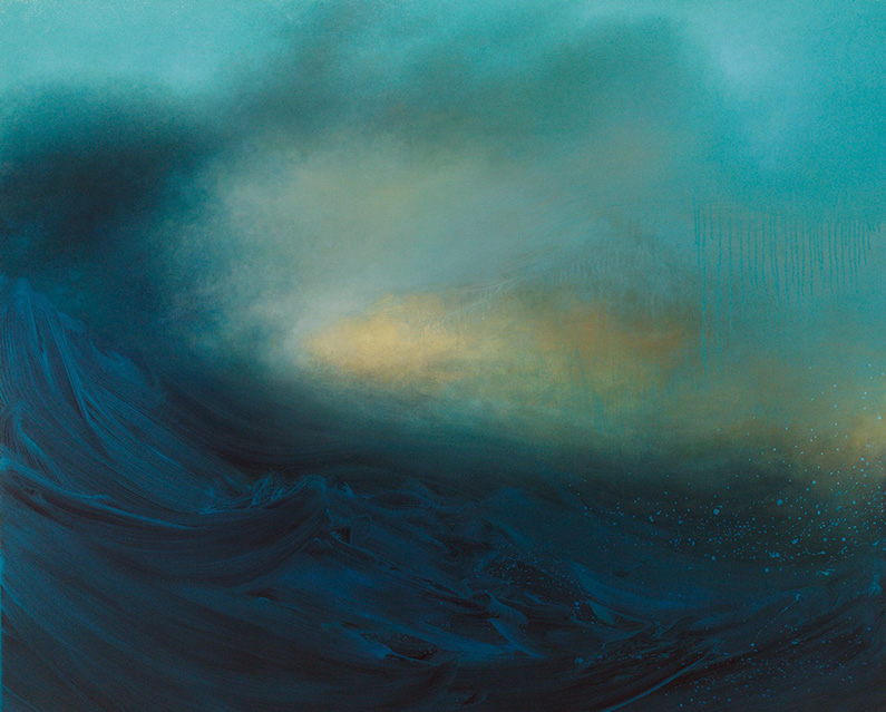 Samantha Keely Smith, Alibi (oil, enamel & shellac on canvas)